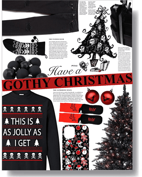 have a merry gothic christmas! 🖤