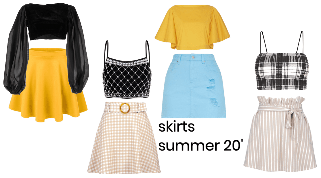skirts inspo summer 20'
