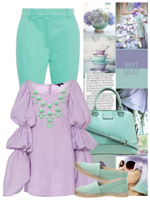 mint and lilac