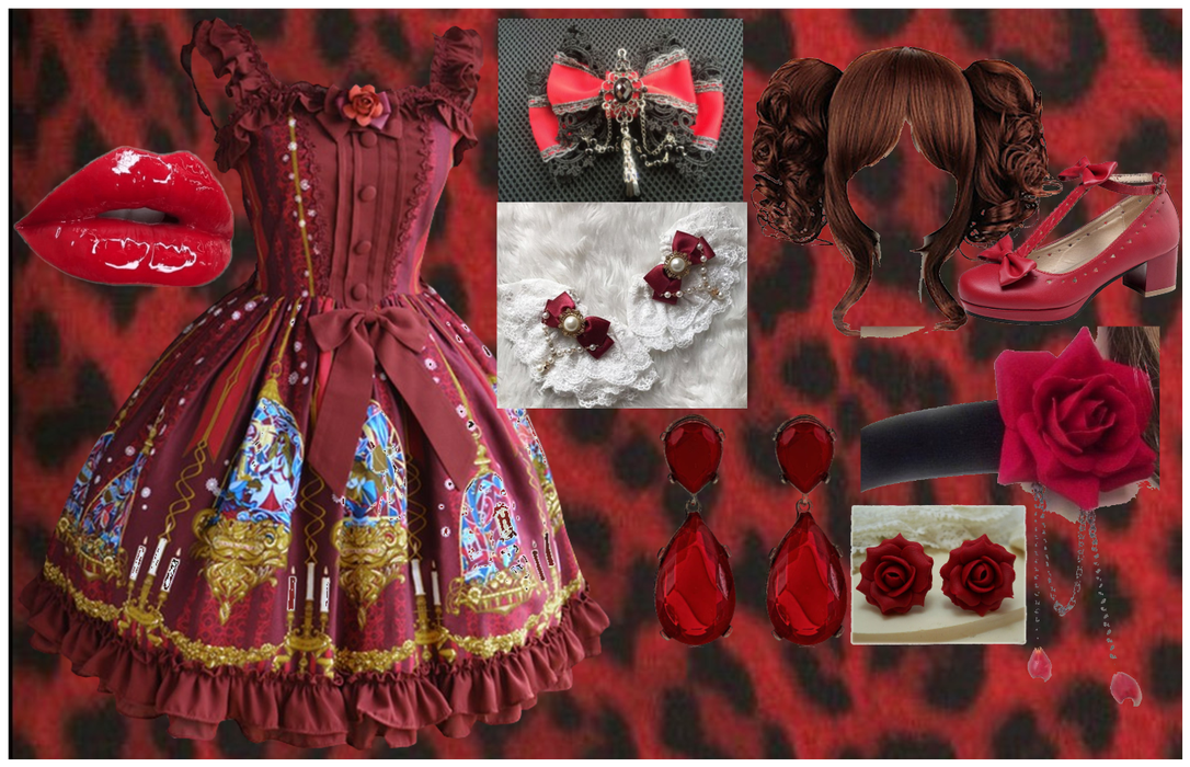 Red Beauty- Lolita Fashion