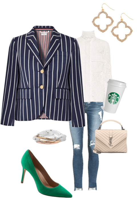 Daily Outfit-Jeans and a blazer