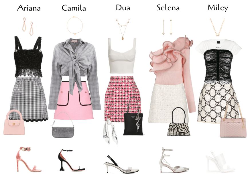 The Pop Stars As Outfits