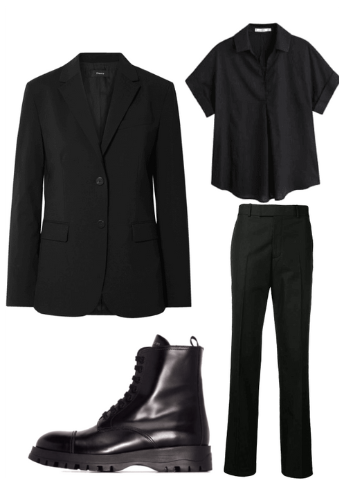 Basic black formal
