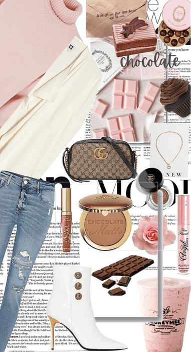 pink and chocolate chic