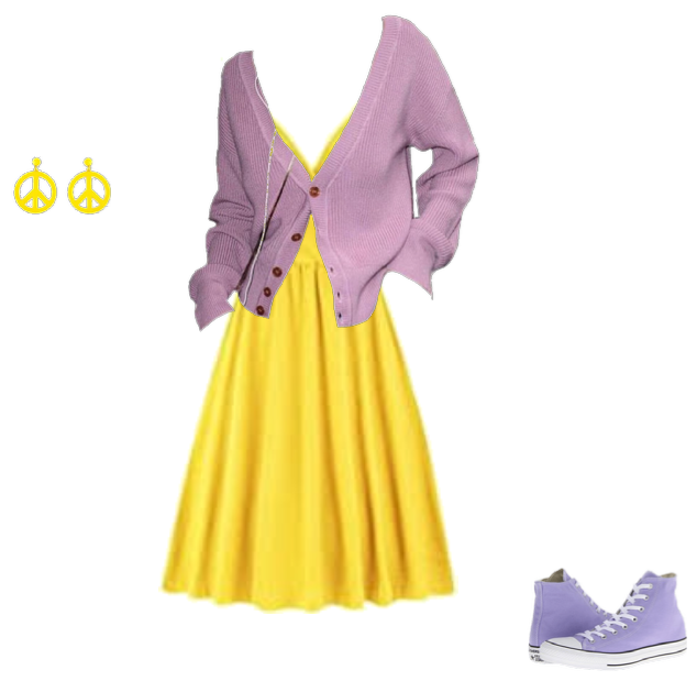 Complementary Purple & Yellow