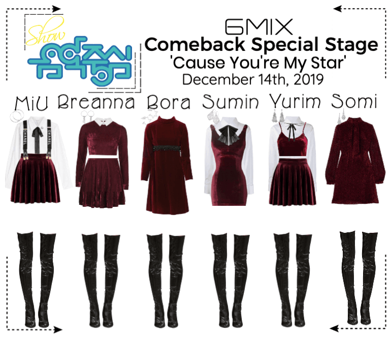 《6mix》Show! Music Core Live 'Cause You're My Star'