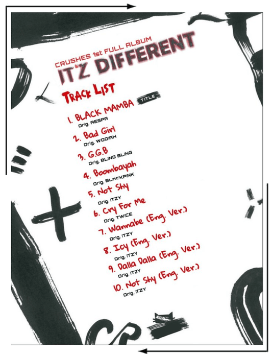Crushes (호감) "IƬ'Z DIFFΣЯΣПƬ" Tracklist