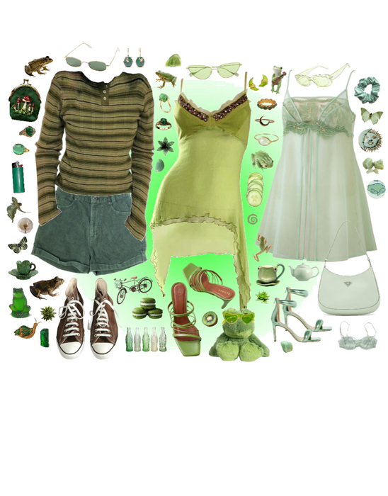 Frog and Toad inspired looks :)