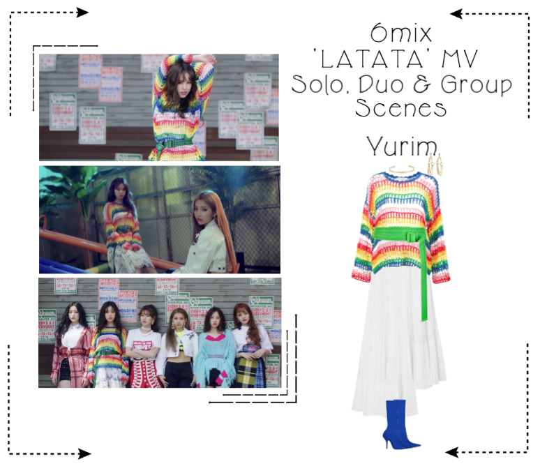 《6mix》'LATATA' Music Video-Yurim 3rd Outfit Scene