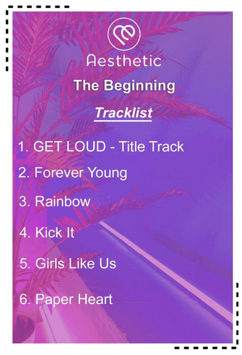 AESTHETIC (미적) 'The Beginning' Tracklist
