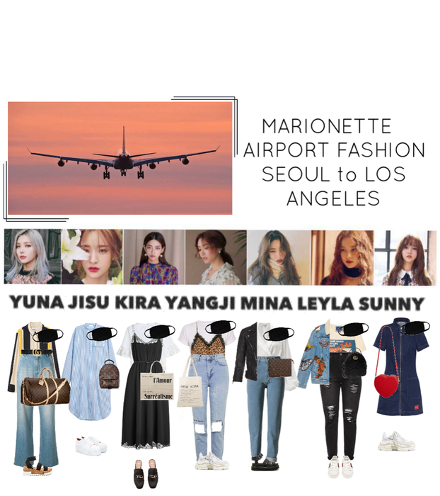 {MARIONETTE} Airport Fashion Seoul to LA