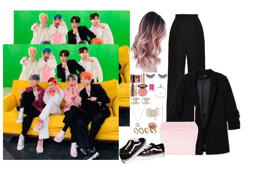 The 8th member: Boy With Luv Outfit4