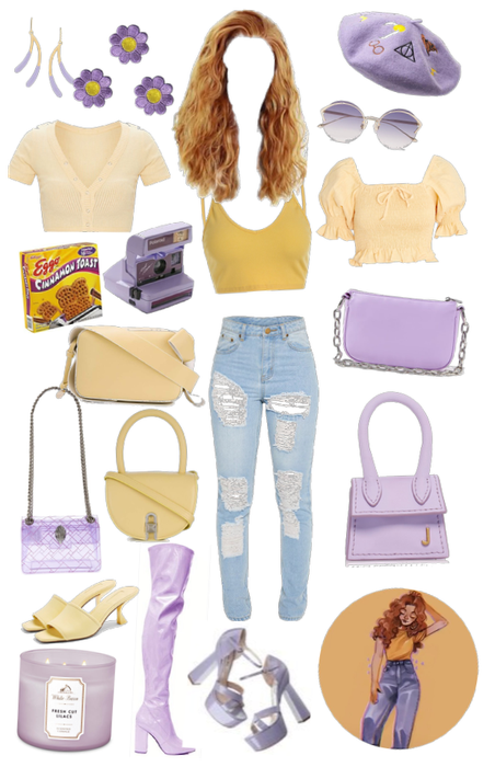 Lilac and Yellow