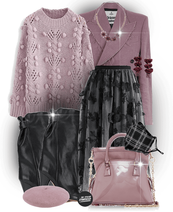 new year, new personal style: mauve and black