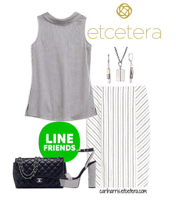 ETC Spring 2020: Roped Blouse with Nautica Skirt
