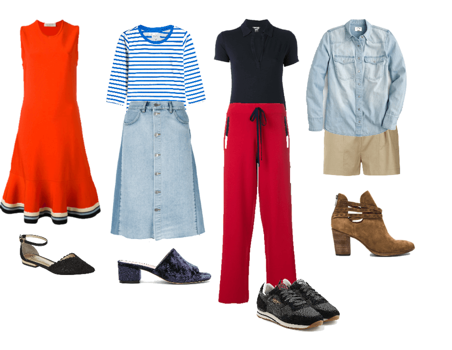 Memorial Day Set: 4 Ideas For Summer Holiday Dressing
