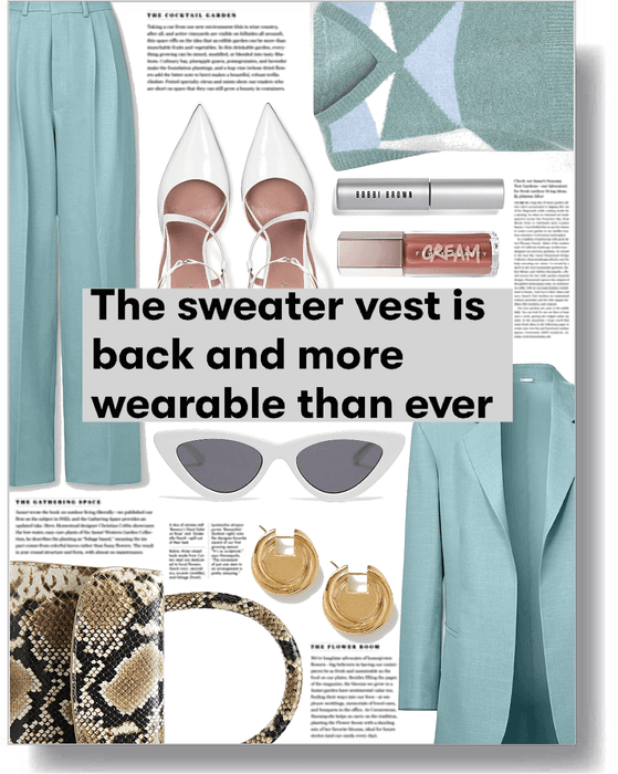 sweater vest moment 💙