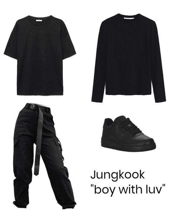 Jungkook "boy in luv" inspired outfit/girl version