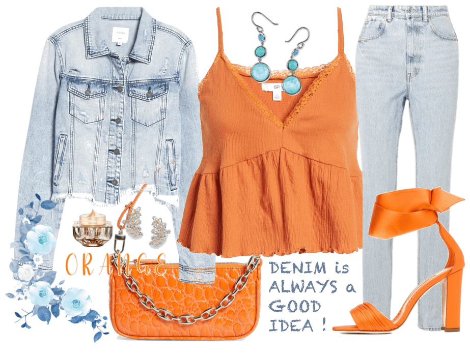 Orange & Denim