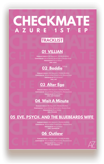AZURE(하늘빛) 'CHECKMATE' Tracklist