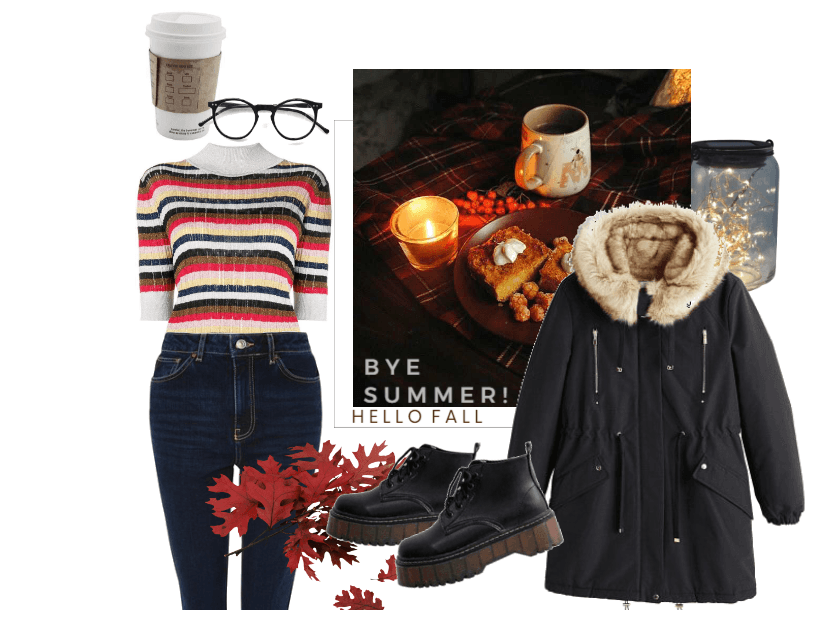 cozy fall outfit ; bye summer!