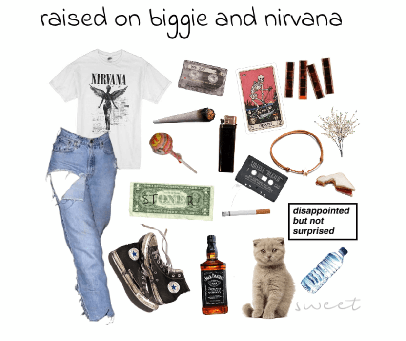 teen grunge outfit