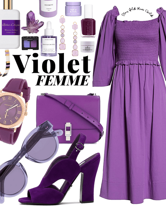 purple | simple summer dress