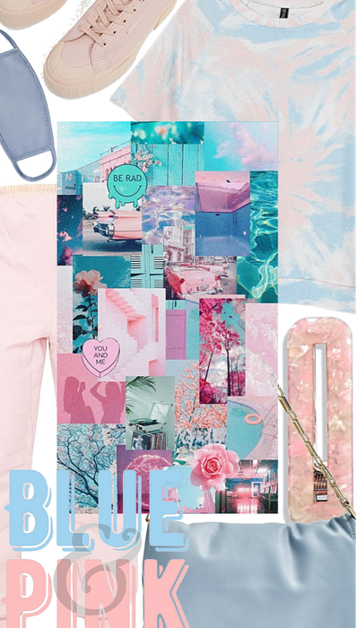 Light Blue and Pink Aesthetic
