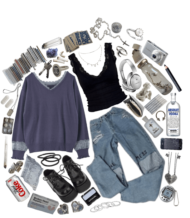 Grunge Rock Girl Outfit | ShopLook
