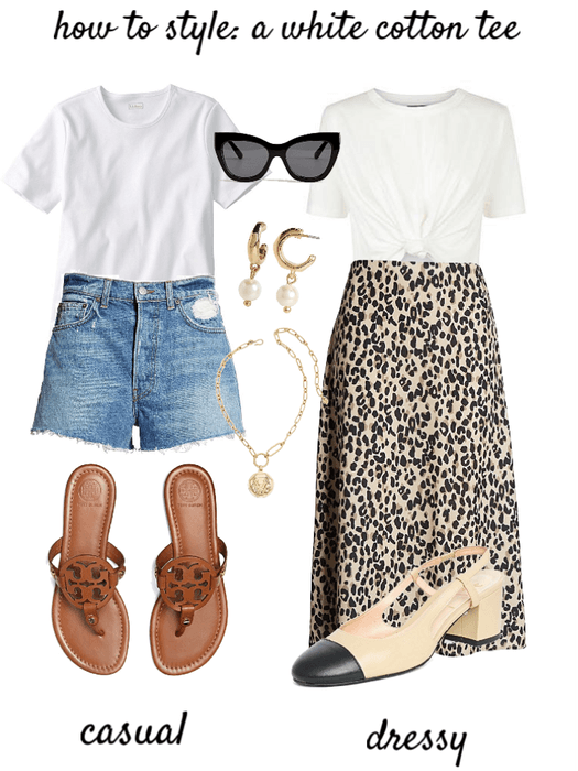 How to Style: a White Cotton Tee