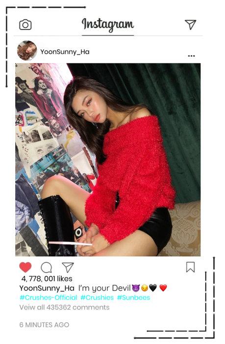 Crushes Sun-ha Instagram Update