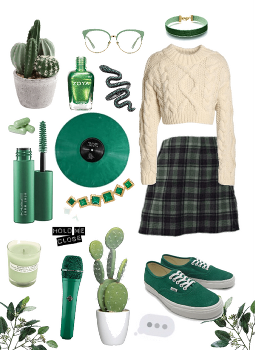 green nature girl