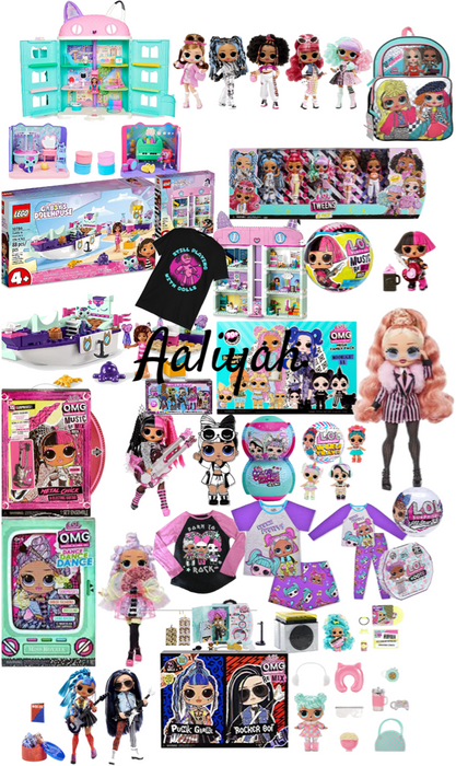 Gabbys dollhouse and lol dolls