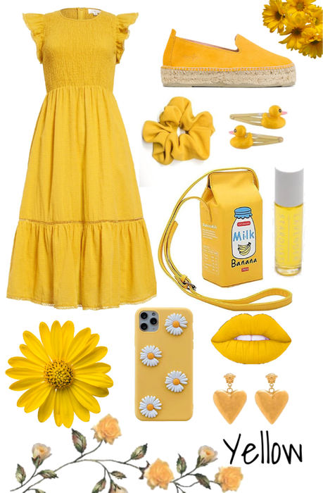 yellow outfit 💛