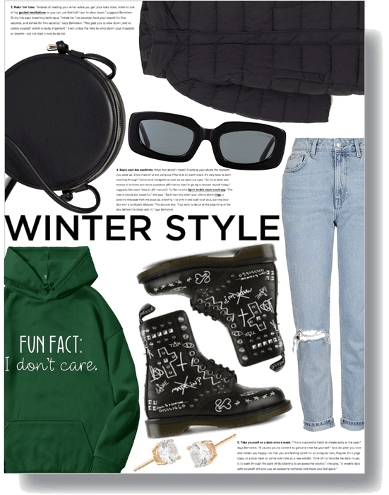winter casual 🖤