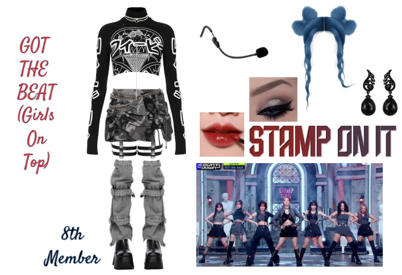 GOT 8th Member - STAMP ON IT Stage Outfit #1