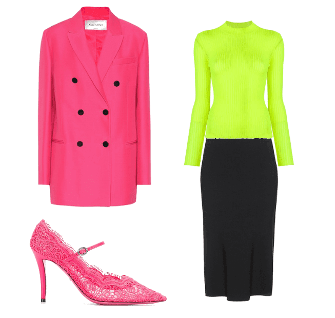 Neon Work Outfit