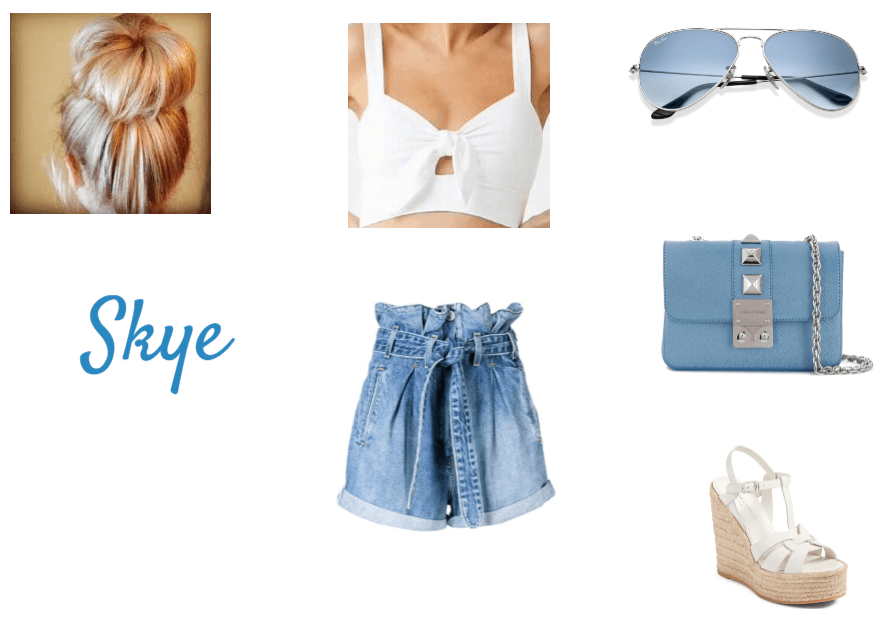 Skye's back at home outfit