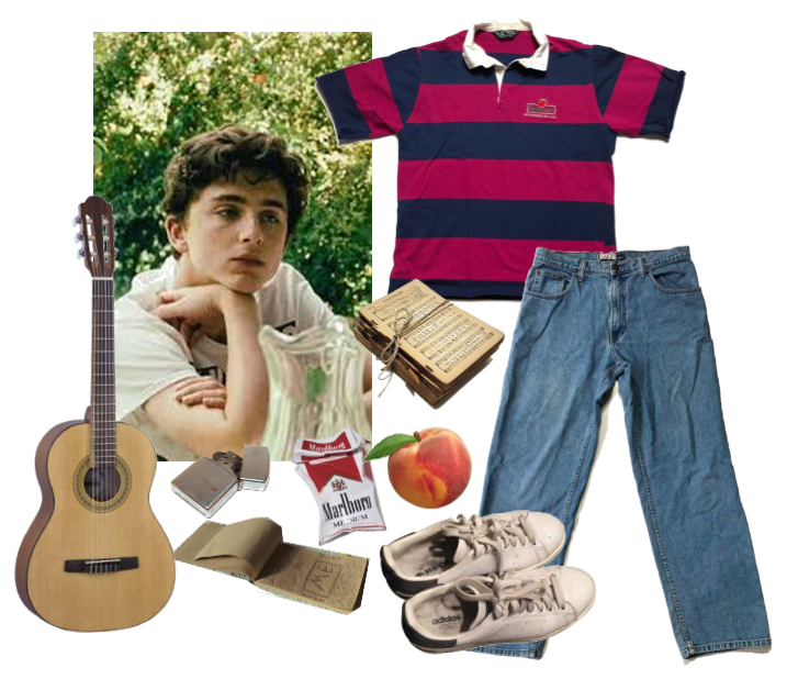 cmbyn inspired outfit