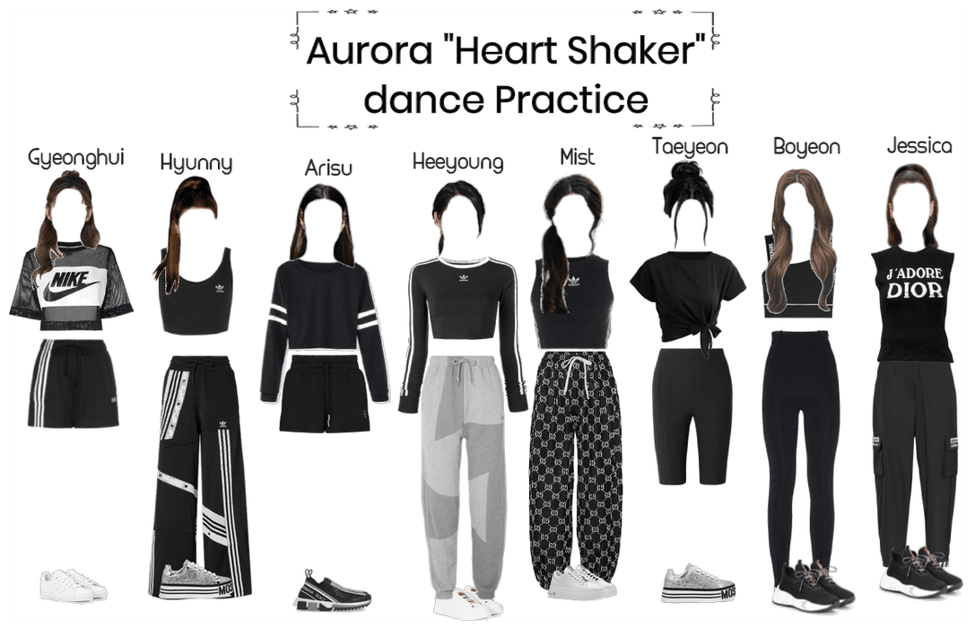 Aurora Heart Shaker Dance practice