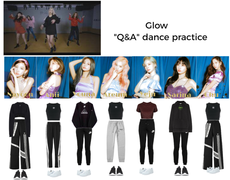 Glow "Q&A" dance practice