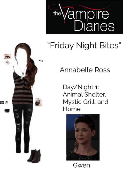 The Vampire Diaries: “Friday Night Bites” - Annabelle Ross - Day/Night 1: Animal Shelter, the Grill, and the House