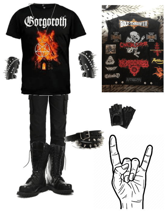 Metalhead outfit
