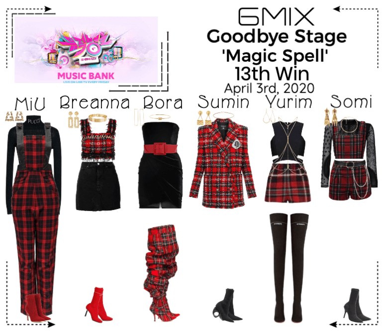《6mix》Music Bank Goodbye Stage 'Magic Spell'