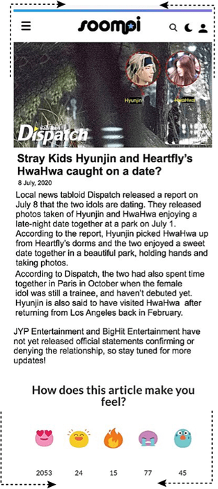HEARTFLY (하트플라이요) [HWAHWA & HYUNJIN] SOOMPI DATING RUMOR ARTICLE