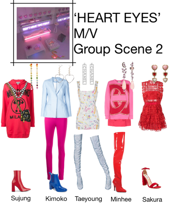 ‘HEART EYES’  M/V - Group Scene 2