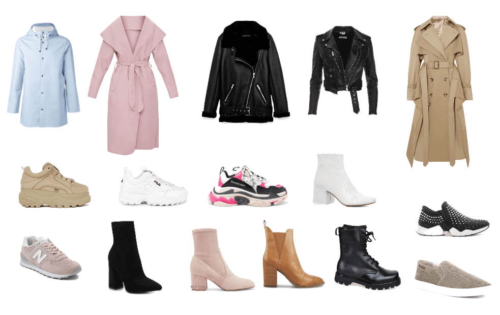 coats and boots