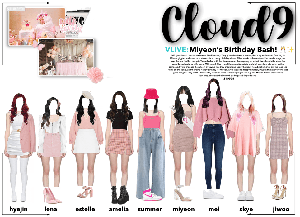 Cloud9 (구름아홉) | VLIVE: Miyeon's Birthday Bash!