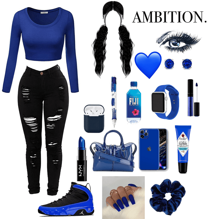 Blue and black 💙🖤