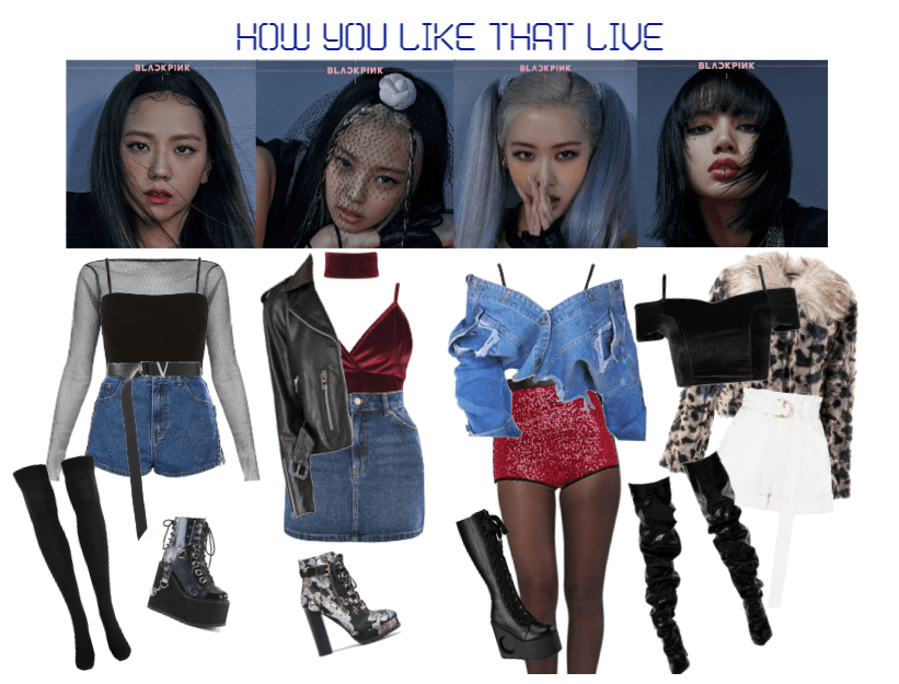 Blackpink How You Like That Live Outfit Shoplook